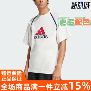 男子新款 圆领T恤IM7840 BADGE Q2经典 IM7839 TEE 阿迪达斯2025夏季