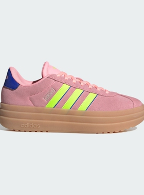 阿迪达斯女子2024冬季新款网球风格厚底运动休闲鞋 IH8089 IH0366