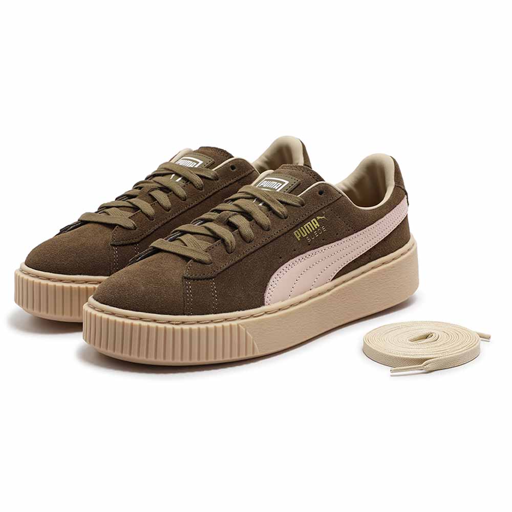 PUMA/彪马女鞋2024冬季新款蕾哈娜厚底松糕鞋运动休闲板鞋 363559