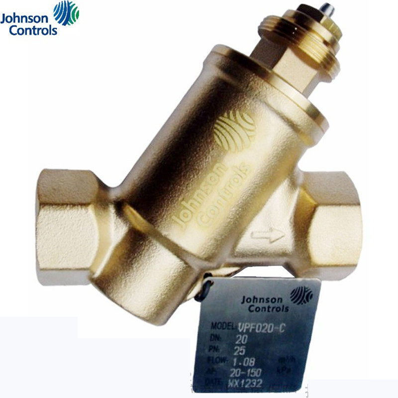 johnson江森动态平衡电动二通阀vpf020h10-c dn20流量调节va-7088