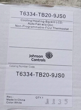 空调温控器T6634/TE20/TE21-9JS0风机液晶开关T6334-TA10/ TB