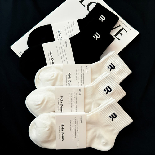 袜子男男士短袜纯棉船袜男运动袜