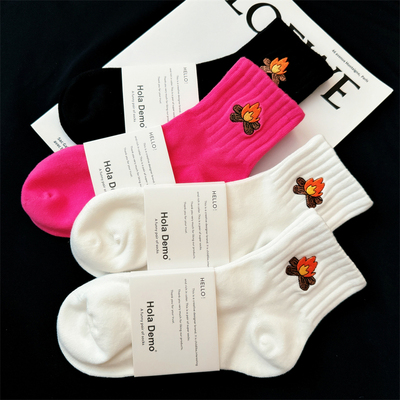 潮ins女袜纯棉袜子男男生运动袜