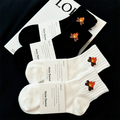 袜子男生运动袜纯棉女袜男士短袜