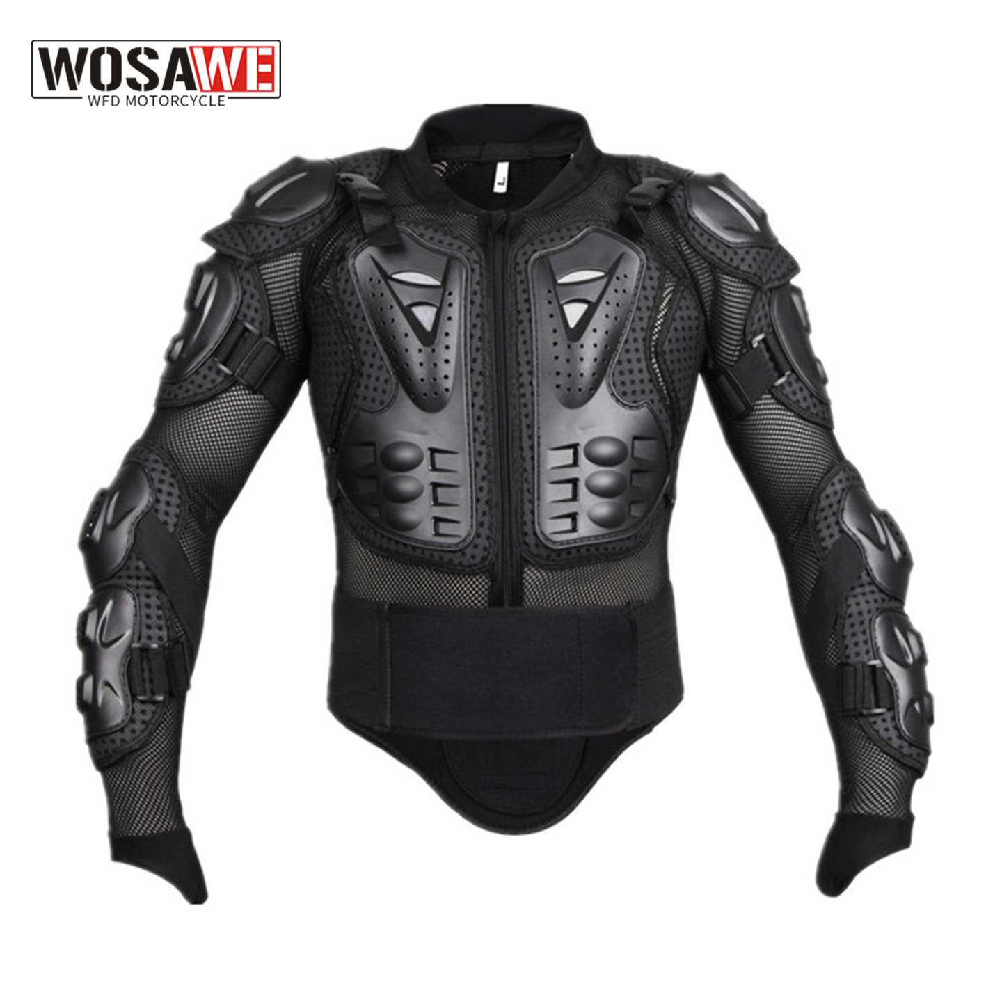 沃萨维摩托车骑行护甲衣防摔服赛车盔甲护具机车骑士护具滑雪装备