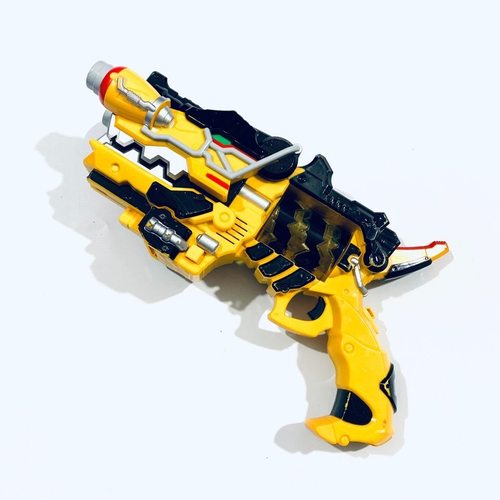 万代日版兽电战队强龙者 兽电枪 龙咬斩刃 嘉年华兽电红 dx兽电池