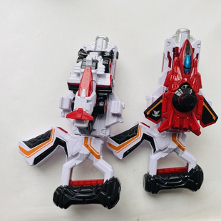 万代日版DX鲁邦连者变身器拨号红战机警车 巡逻一号车 鲁邦枪战队