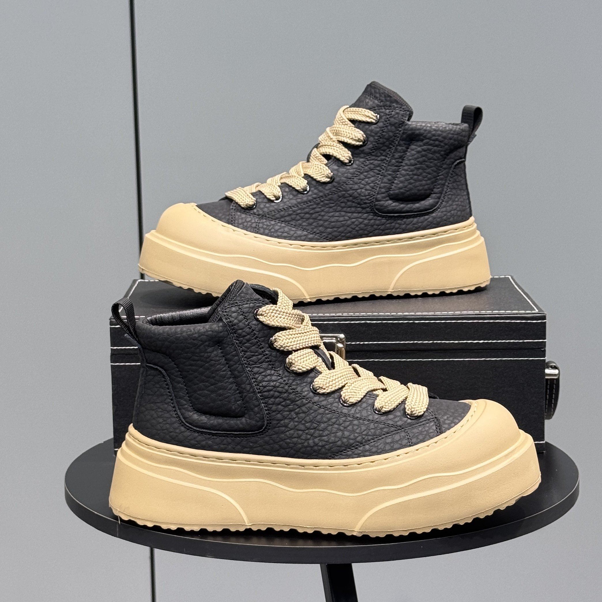 男士高帮鞋2026新款冬季加绒保暖棉鞋轻便系带户外板鞋厚底鞋,流行男鞋,高帮鞋,淘宝优惠券,粉丝福利购,淘宝优惠卷