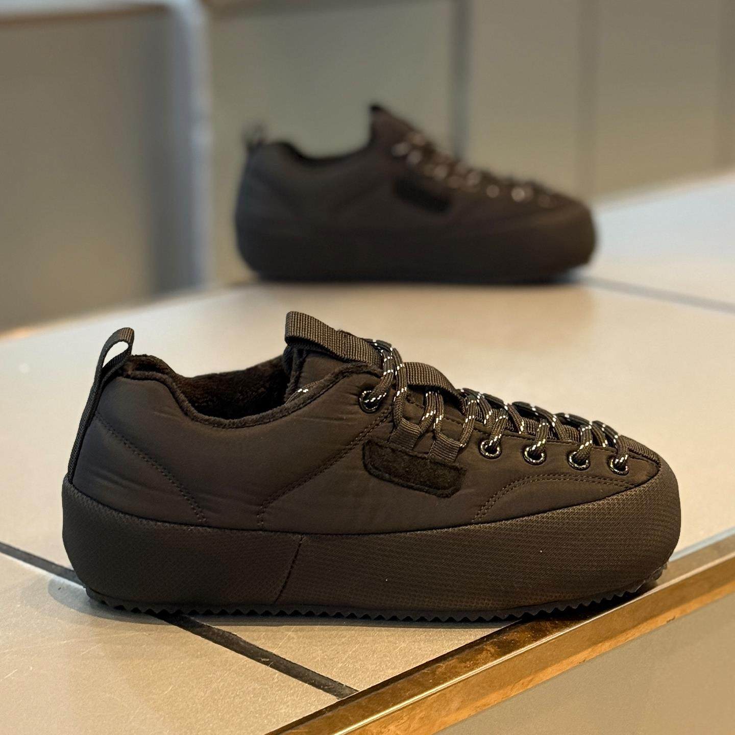 黑色面包鞋男2026秋冬季新款软底加绒保暖棉鞋防滑舒适时尚男鞋,流行男鞋,棉鞋,淘宝优惠券,粉丝福利购,淘宝优惠卷