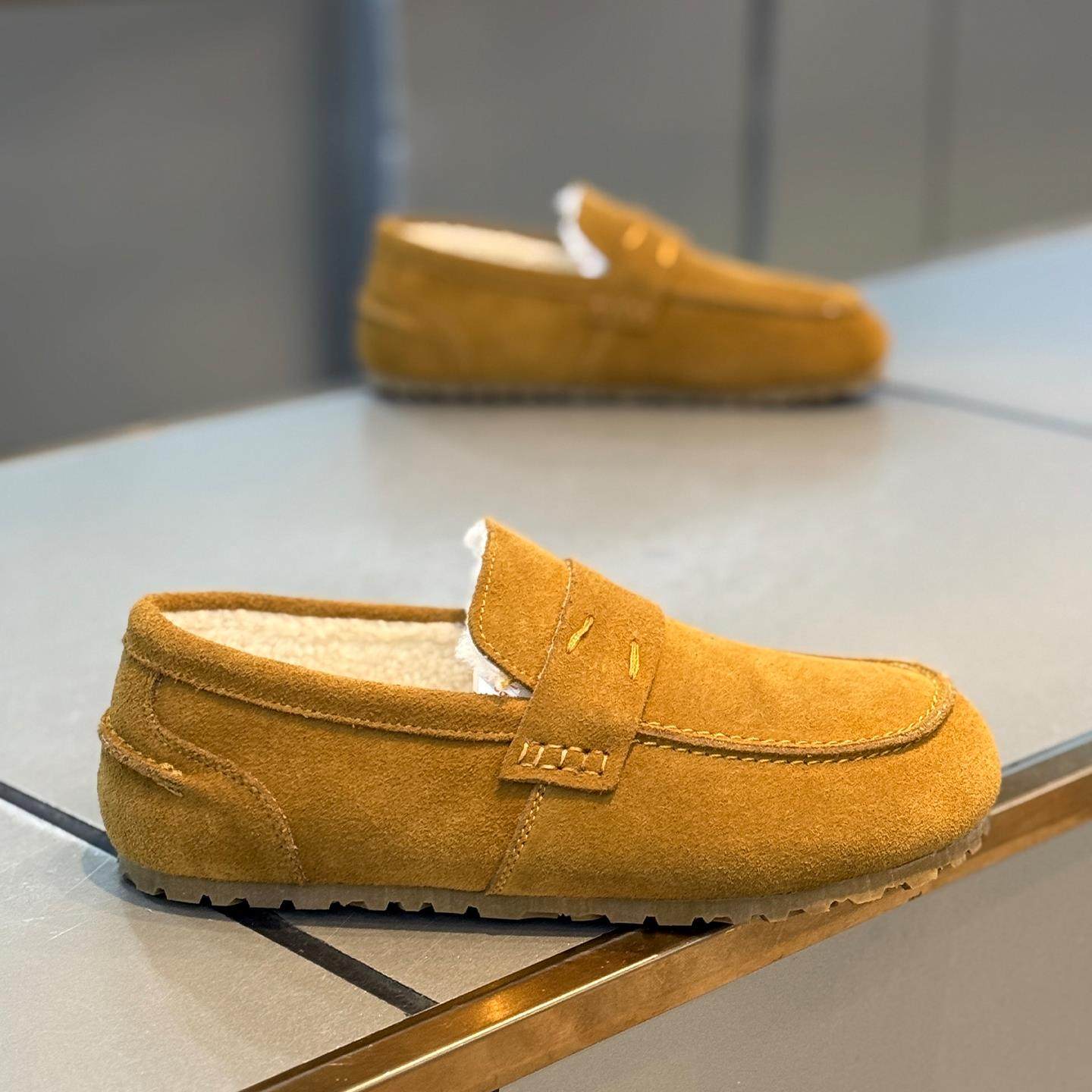 翻毛皮豆豆鞋男2026冬季新款加绒保暖百搭休闲鞋低帮一脚蹬男鞋,流行男鞋,棉鞋,淘宝优惠券,粉丝福利购,淘宝优惠卷