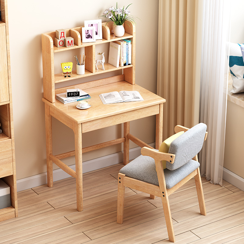 实木学生写字台书桌电脑桌家用