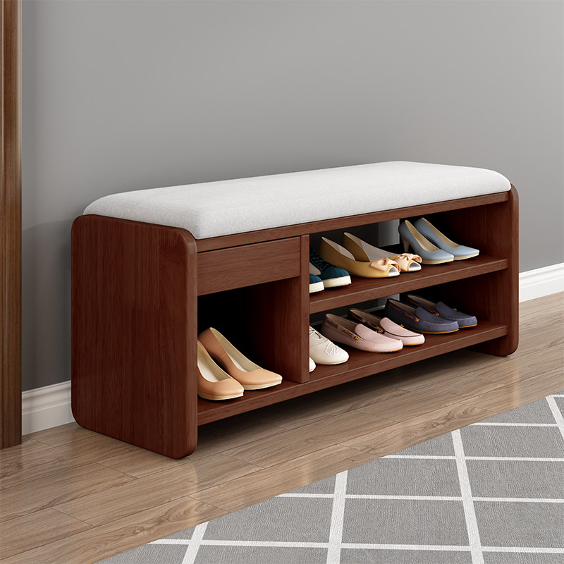 实木换鞋凳北欧鞋架进门凳