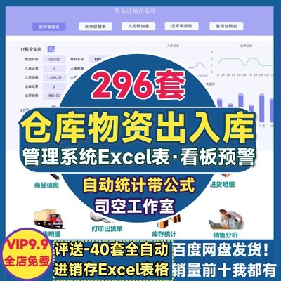 进销存预警提醒自动带公式