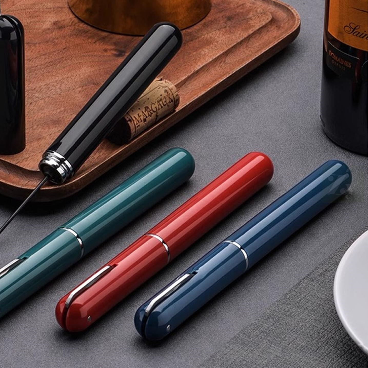 气压式红酒开瓶器笔形便携式葡萄酒起子红酒专用打气压力启瓶器