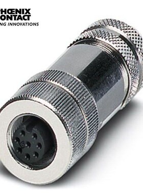 菲尼克斯连接器8芯M12孔式直头 SACC-M12FS-8CON-PG 9-SH