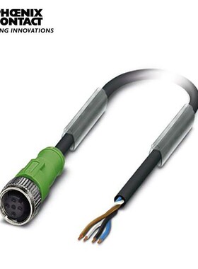 菲尼克斯 传感器/执行器电缆 - SAC-4P- 50-PUR/M12FS - 1668124