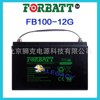 美国Forbatt蓄电池 FB100-12G 12V100AH直流屏 逆变器 UPS 控制柜