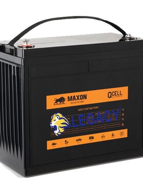 澳大利亚MAXON蓄电池 高尔夫球车电池组MEVG-1275 12V155AH蓄电池