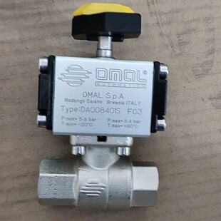 执行器价格优惠 上海销售OMAL欧玛尔球阀DG376XN69意大利进口原装