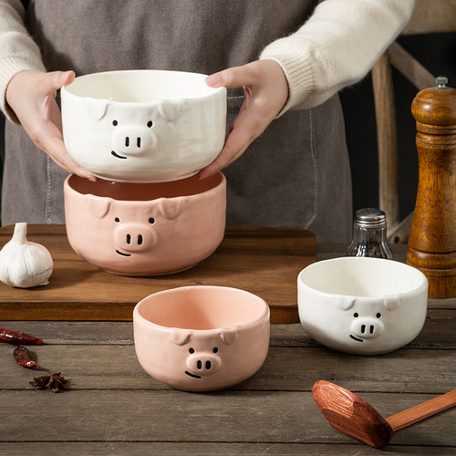 可爱饭碗陶瓷家用餐具