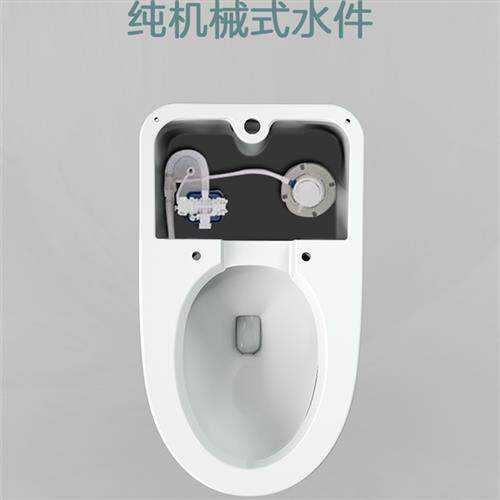 JONIMW家用半自动马桶不插电无水压限制卫生间虹吸式冲水坐便器高性价比高么？