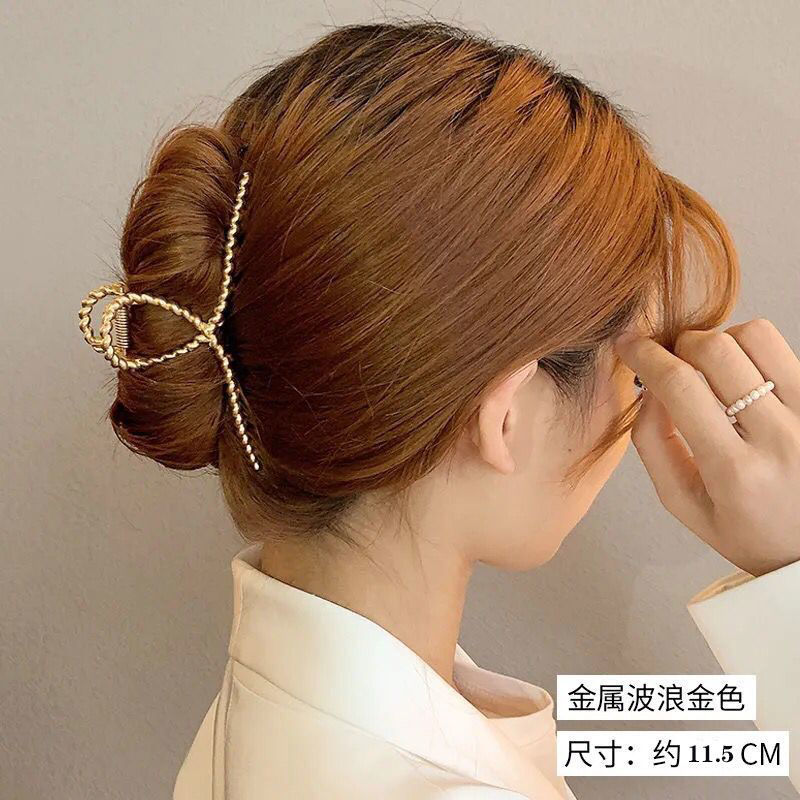 金属抓夹顶夹后脑勺刘海