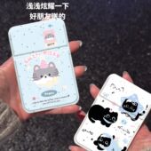 可爱猫咪便携折叠镜梳妆高颜值补妆小镜子学生宿舍桌面化妆镜随身