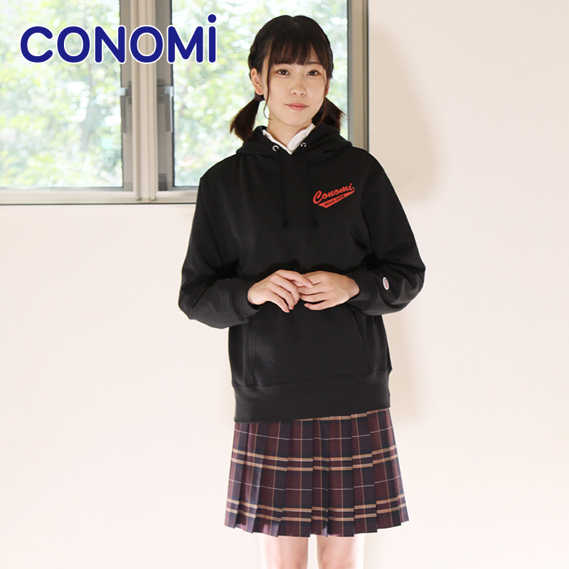 conomi日系学院风新款休闲1011jk制服原创情侣连帽卫衣女春秋薄款