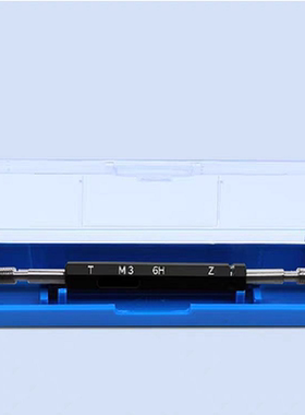 螺纹塞规通止规牙规平头螺纹规塞规标准TZ轴承钢M1.2*0.25*5H牙平