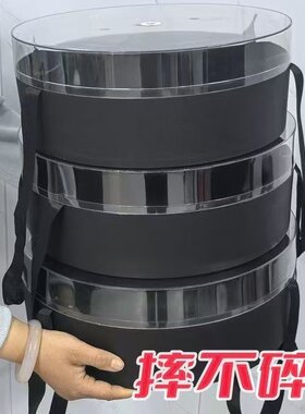 高档防水圆形亚克力礼盒