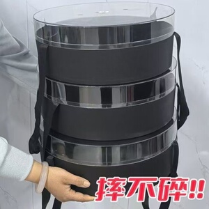 高档防水圆形亚克力礼盒