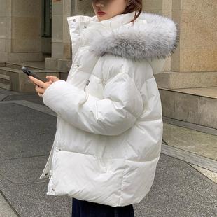 超好看羽绒棉服女款2025新款冬季小个子加厚情侣保暖棉衣棉袄外套