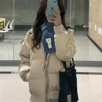 超好看立领棉服女款冬季2025新款宽松显瘦不臃肿加厚保暖棉衣外套