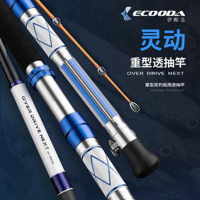 伊酷达/ECOODA灵动重型竿带鱼深海专用船钓底钓SIC300号4米/4.8米