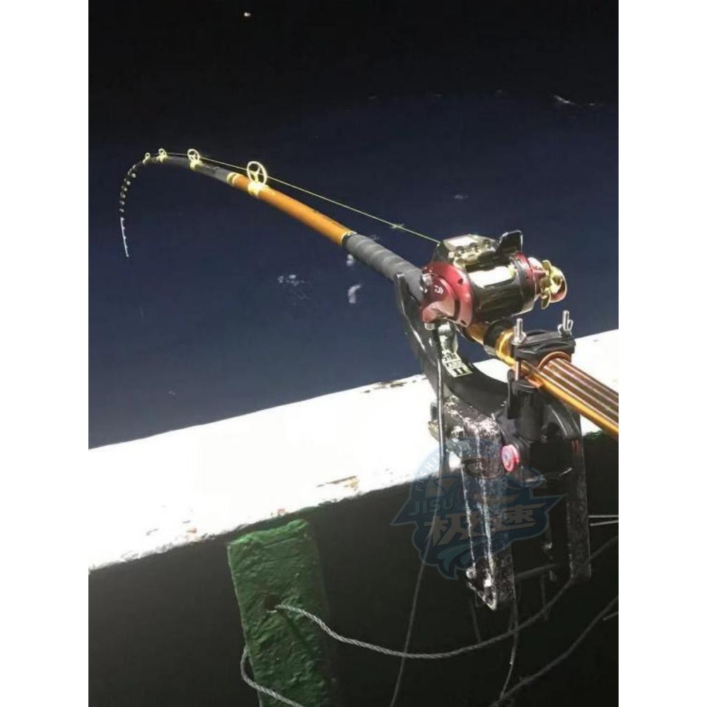 JM深海船钓鱿鱼竿墨渔骇客II 6.4-7.9米尺鱿鱼透抽竿船竿海钓竿