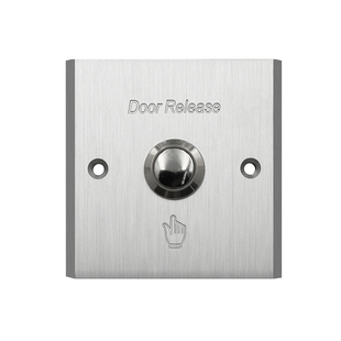 金属不锈钢面板门禁开关出门按钮86型常开常闭自复位按钮窄