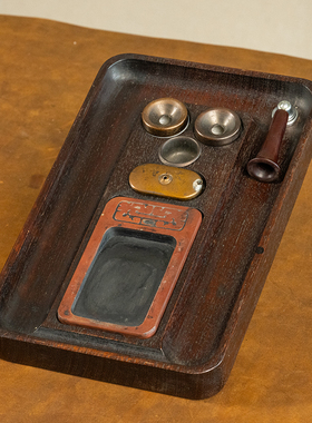 民国随身文具套组（红木盒）