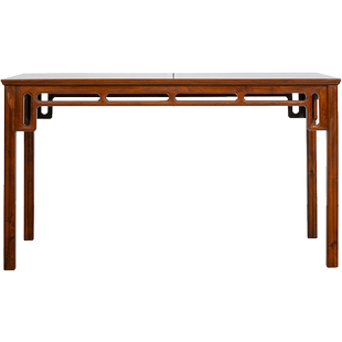 清代红木攒接牙子画桌明清古典老家具古董收藏老红木实木酒桌书桌