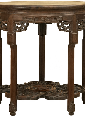 清代透雕红木古典家具