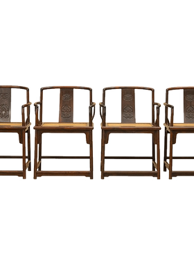 清代椅子红木明清古典