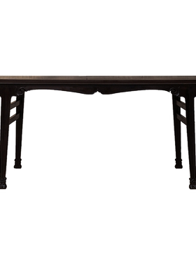 传统红木插肩榫云纹画案