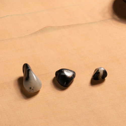 和田青花籽料一组（三块）