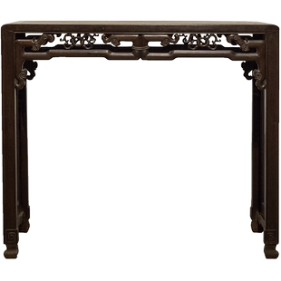 清代红木独板攒接拐子纹书桌明清古典老家具古董收藏老红木文房桌