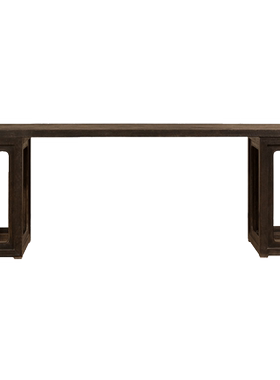 铁力木带翘头架几案古典家具