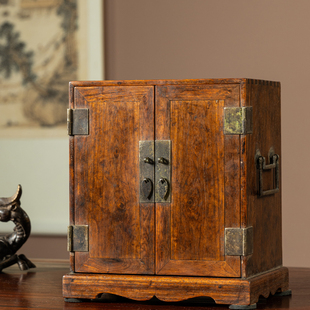 清早期 黄花梨满彻百宝箱文玩古董收藏真品海南黄花梨文房箱书箱