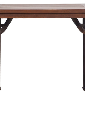 清代 红木四面平霸王枨方桌明清古典老家具古董收藏老红木八仙桌