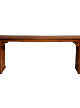 红木夹头榫透雕螭龙纹翘头案中式古典家具收藏红木实木大翘头案