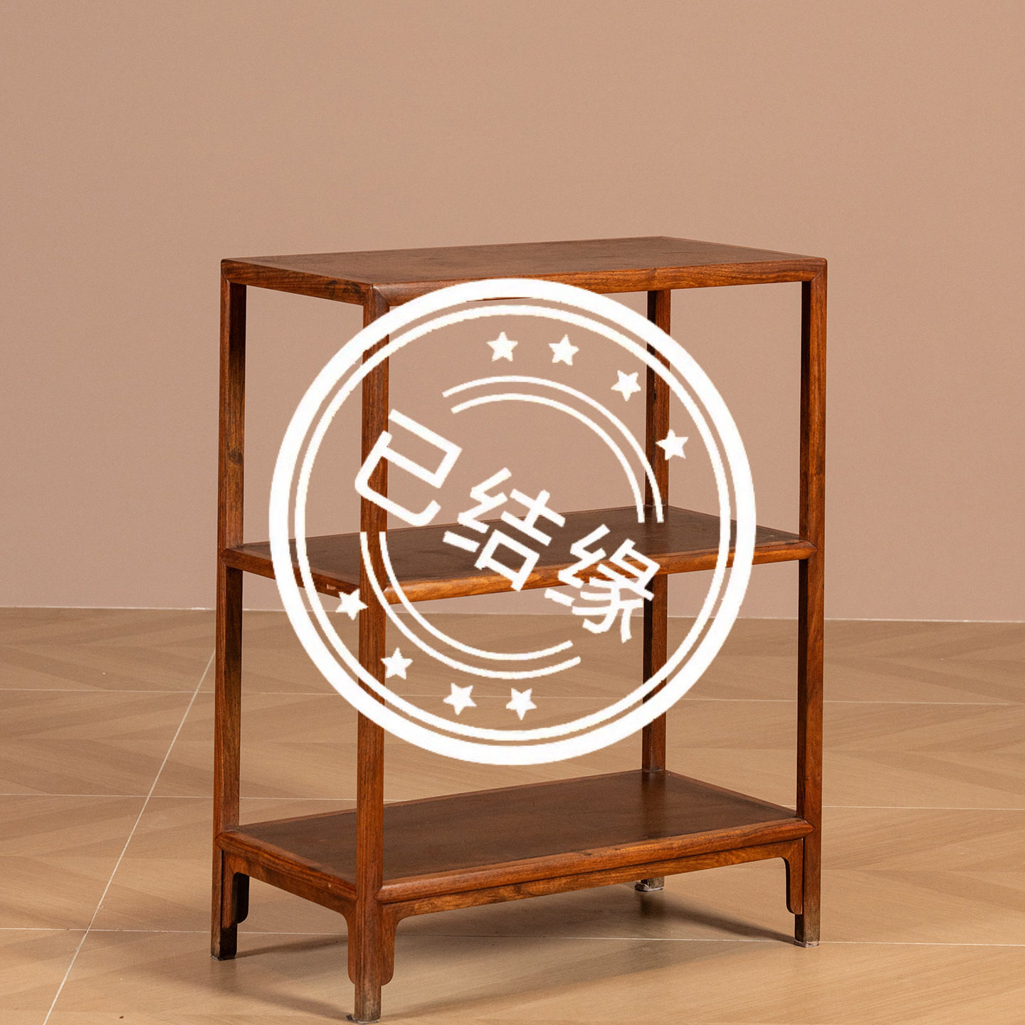 （已售出）清代黄花梨两层架格明式古董家具收藏降香黄檀海黄书架