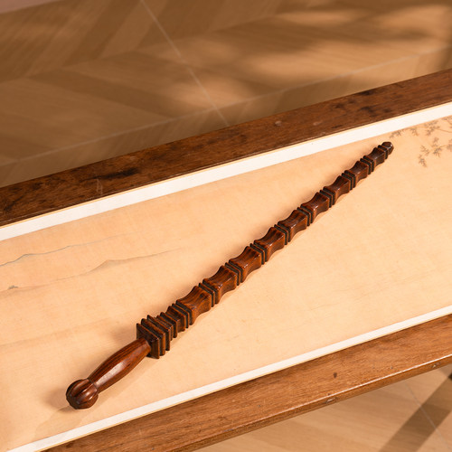 清代花梨木九节鞭老物件