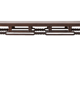 清代红木绳纹画桌明清古典老家具